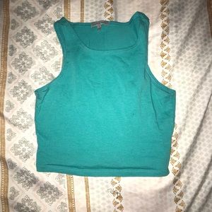 Teal Crop Top☀️